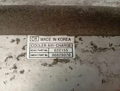 Peça sobressalente para automóvel em segunda mão intercooler por opel antara cosmo 4x4 referências oem iam 96629070  