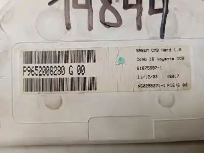 Peça sobressalente para automóvel em segunda mão quadrante por citroen c2 sx referências oem iam p9652008280600  