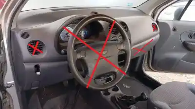 Peça sobressalente para automóvel em segunda mão tablier por daewoo matiz cd referências oem iam 