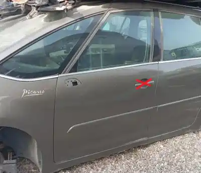 Peça sobressalente para automóvel em segunda mão porta da frente esquerda por citroen c4 picasso i monospace (ud_) 1.6 hdi referências oem iam 