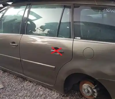 Peça sobressalente para automóvel em segunda mão porta do automóvel traseira esquerda por citroen c4 picasso i monospace (ud_) 1.6 hdi referências oem iam 