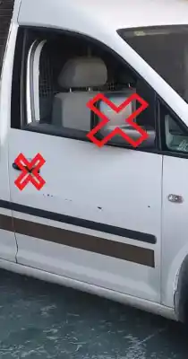 Автозапчастина б/у передні праві двері для volkswagen caddy ka/kb (2k) furg. 69 cv / 51 kw посилання на oem iam 