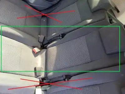 Pezzo di ricambio per auto di seconda mano sedile posteriore centrale per ford grand c-max edition riferimenti oem iam 