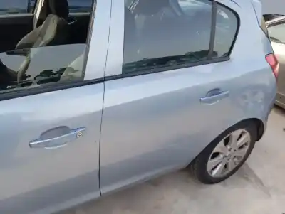 Peça sobressalente para automóvel em segunda mão porta do automóvel traseira esquerda por opel corsa d catch me referências oem iam 