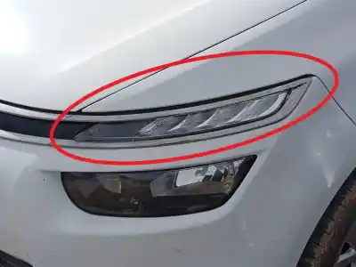 Second-hand car spare part left headlight for citroen c4 picasso attraction oem iam references 