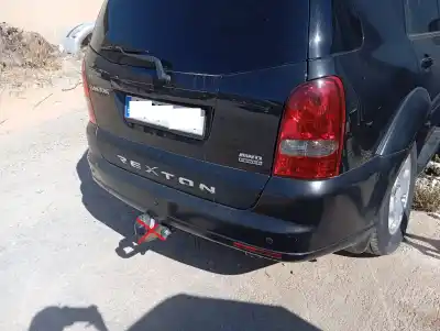 Peça sobressalente para automóvel em segunda mão para choques traseiro por ssangyong rexton rx 270 full referências oem iam   