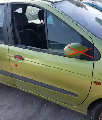 Автозапчастина б/у передні праві двері для renault scenic (ja..) 1.9 dci century 102 cv / 75 kw посилання на oem iam 