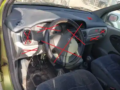 Автозапчастина б/у панель приладів для renault scenic (ja..) 1.9 dci century 102 cv / 75 kw посилання на oem iam   