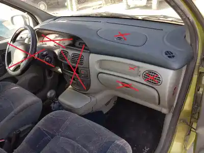 Автозапчастина б/у панель приладів для renault scenic (ja..) 1.9 dci century 102 cv / 75 kw посилання на oem iam 