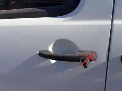 Автозапчастина б/у ліва передня зовнішня ручка для citroen jumpy hdi 90 27 l1h1 furg. 90 cv / 66 kw посилання на oem iam 