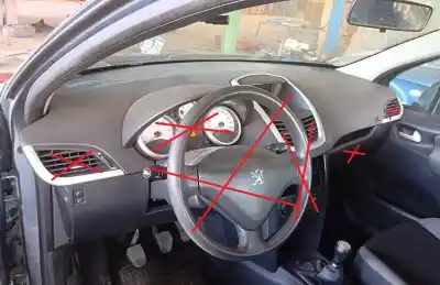 Автозапчастина б/у панель приладів для peugeot 207 x-line посилання на oem iam 