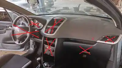 Second-hand car spare part dashboard for peugeot 207 x-line oem iam references   