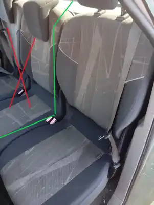Автозапчастина б/у задні ліві сидідня для renault scenic ii pack authentique посилання на oem iam   