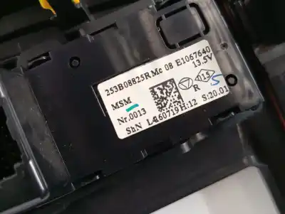 Second-hand car spare part central heating trim for renault captur adventure oem iam references geo028043  