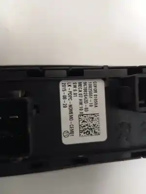 Second-hand car spare part left front power window switch for citroen c4 picasso attraction oem iam references   