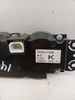 Second-hand car spare part heating / air conditioning control panel for mitsubishi outlander (cw0) 2.0 di-d intense oem iam references 7820a115xb