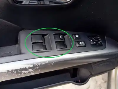 Second-hand car spare part left front power window switch for mitsubishi outlander (cw0) 2.0 di-d intense oem iam references 