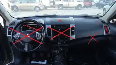 Second-hand car spare part dashboard for mitsubishi outlander (cw0) 2.0 di-d intense oem iam references 