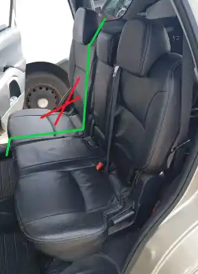 Second-hand car spare part rear left seats for mitsubishi outlander (cw0) 2.0 di-d intense oem iam references 
