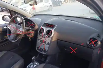 Peça sobressalente para automóvel em segunda mão tablier por opel corsa d ´´111 years´´ referências oem iam   