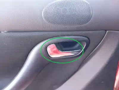 Peça sobressalente para automóvel em segunda mão puxador interior traseiro esquerdo por seat leon (1m1) signo referências oem iam 