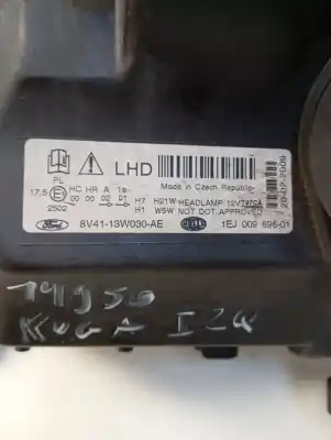 Pezzo di ricambio per auto di seconda mano faro anteriore sinistro per ford kuga (cbv) titanium riferimenti oem iam 8v4113w030ae  