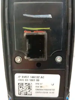 Peça sobressalente para automóvel em segunda mão botão / interruptor elevador vidro dianteiro esquerdo por ford kuga (cbv) titanium referências oem iam 8m5t14a132ac  