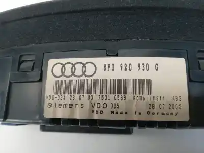 Peça sobressalente para automóvel em segunda mão quadrante por audi a3 (8p) 2.0 fsi ambiente referências oem iam 8p0920930