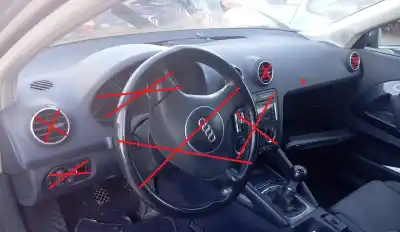 Peça sobressalente para automóvel em segunda mão tablier por audi a3 (8p) 2.0 fsi ambiente referências oem iam 