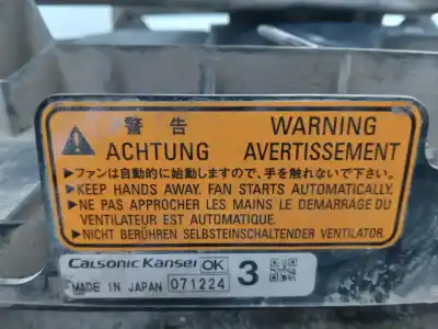 Second-hand car spare part radiator cooling fan for mitsubishi outlander (cw0) 2.0 di-d intense oem iam references 3r020m7z10