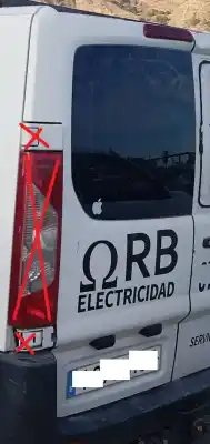 Peça sobressalente para automóvel em segunda mão Porta Da Mala / Tampa Traseira Esquerda por CITROEN JUMPY HDi 90 27 L1H1 Furg. 90 CV / 66 KW Referências OEM IAM   