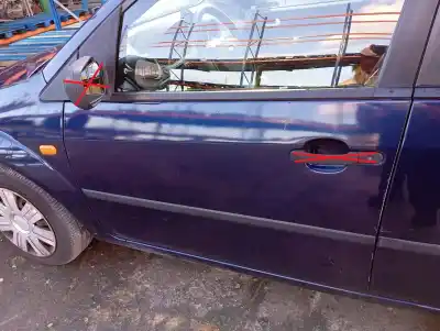 Peça sobressalente para automóvel em segunda mão porta da frente esquerda por ford fiesta (cbk) ambiente referências oem iam 