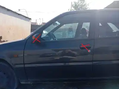 Second-hand car spare part left front door for citroen zx 1.4 oem iam references 