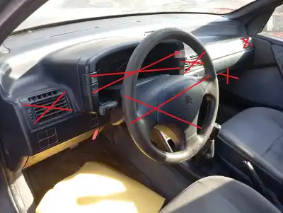 Second-hand car spare part dashboard for citroen zx 1.4 oem iam references 