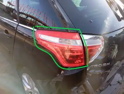 Peça sobressalente para automóvel em segunda mão farolim traseiro esquerdo por citroen c4 picasso exclusive referências oem iam 