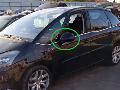 Peça sobressalente para automóvel em segunda mão espelho retrovisor esquerdo por citroen c4 picasso exclusive referências oem iam 