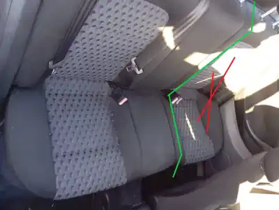 Peça sobressalente para automóvel em segunda mão bancos traseiros direitos por seat leon (1m1) 1.8 20v referências oem iam   