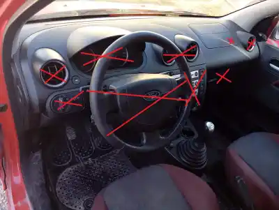 Second-hand car spare part dashboard for ford fiesta (cbk) ambiente oem iam references   