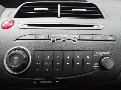 Recambio de automóvil de segunda mano de sistema audio / radio cd para honda civic berlina 5 (fk) 2.2 i-ctdi sport referencias oem iam   