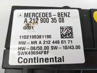 Автозапчасти б/у электронный модуль за mercedes-benz clase clk (w207) coupe e 220 cdi blueefficiency (207.302) ссылки oem iam a2129003508 e3-a1-1-2 5wk49694fbf