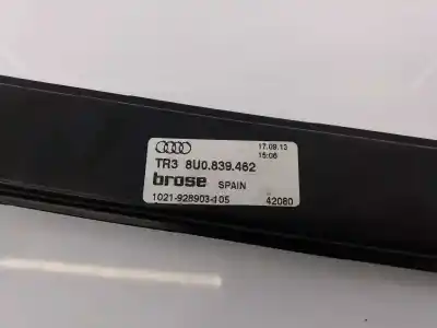 Second-hand car spare part rear right window regulator for audi q3 (8u) 2.0 tdi (103kw) advance oem iam references 8u0839462 e1-b6-4-2 
