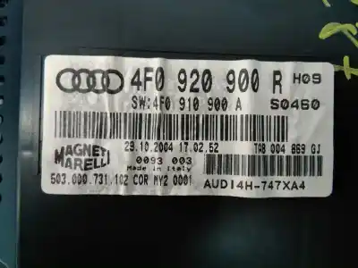 Pezzo di ricambio per auto di seconda mano pannello degli strumenti per audi a6 berlina (4f2) 3.2 fsi riferimenti oem iam 4f0920900r e2-a1-20-4 
