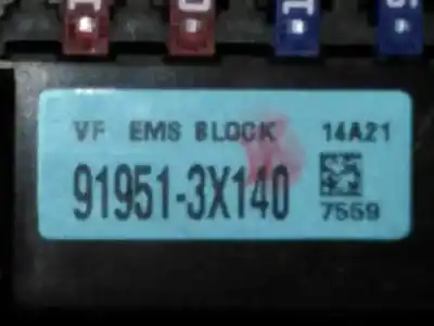 Second-hand car spare part fuse box unit for hyundai i40 style blue oem iam references 919513x140  