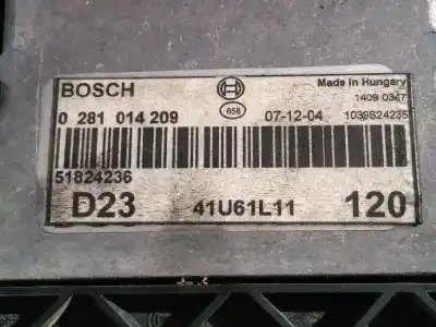Pezzo di ricambio per auto di seconda mano centralina motore per fiat ducato caja cerrada 33 (06.2006 =>) l1h1 120 multijet riferimenti oem iam 0281014209 e3-a4-22-3 51824236