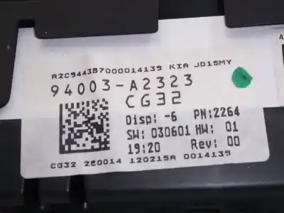 Автозапчастина б/у панель інструментів для kia cee´d drive посилання на oem iam 94003a2323 e3-a3-3-2  Автозапчастина б/у панель інструментів для kia cee´d drive посилання на oem iam 94003a2323 e3-a3-3-2