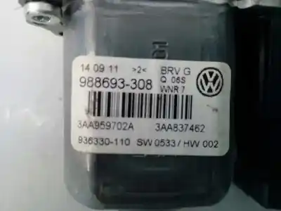 Автозапчасти б/у мотор стекла переднего правого за volkswagen passat variant (365) edition bluemotion ссылки oem iam 3c0959702a e1-b6-56-1 988693308