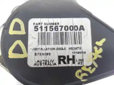 Peça sobressalente para automóvel em segunda mão cinto de segurança dianteiro direito por ssangyong rexton * referências oem iam 511567000a e1-b3-7-2 