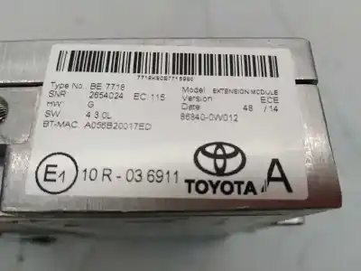 Second-hand car spare part electronic module for toyota rav 4 advance oem iam references 2654024 e3-b2-10-4 868400w012
