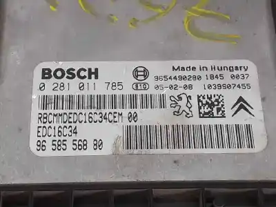 Peça sobressalente para automóvel em segunda mão centralina de motor uce por citroen c3 1.4 hdi exclusive referências oem iam 0281011785 e3-b2-20-1 9658556880