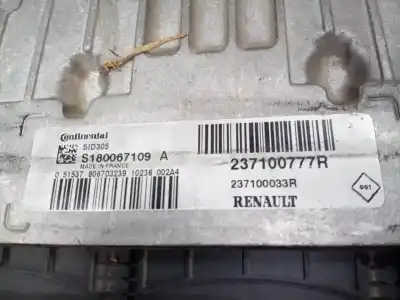 Pièce détachée automobile d'occasion calculateur moteur ecu pour renault megane iii berlina 5 p dynamique références oem iam 237100777r e2-a1-36-1 s180067109a